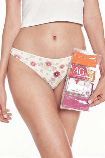 Pack X 4 – Vedetinas de algodón con lycra Ana Grant estampados y lisos SURTIDOS 2