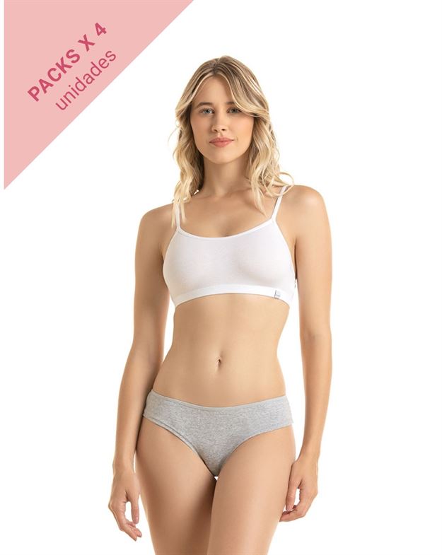 Culotte less Promesse Pack x 4 Lisos 1